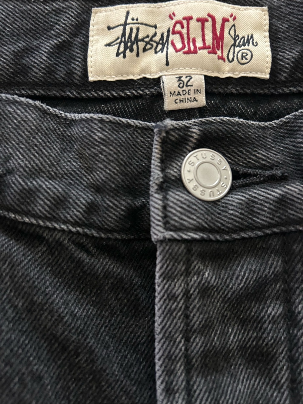 Stussy Slim Jeans Black